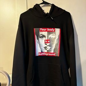 The Broad Barbara Kruger hoodie
